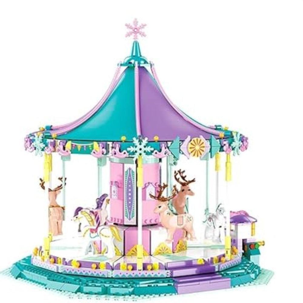 Carousel Modular Building Kits MOC Architecture Construction Set House Building
