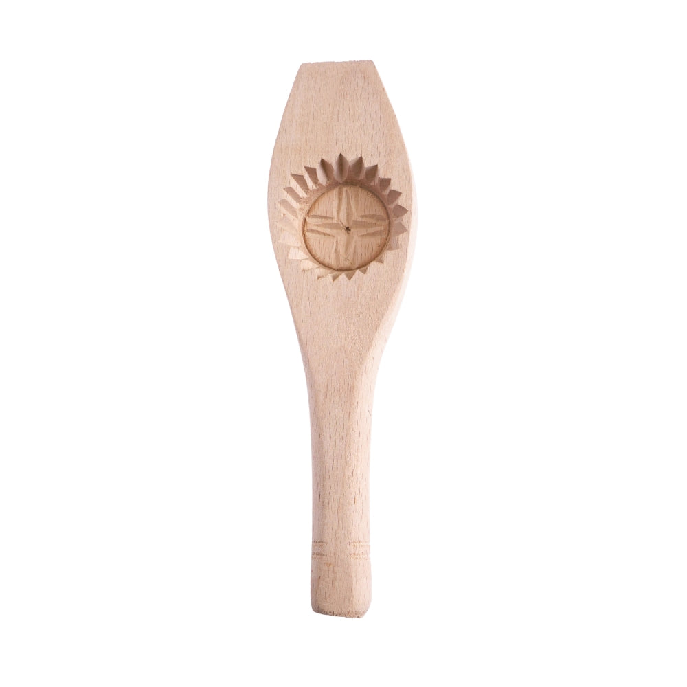 Carved Wooden Round Maamoul Middle Eastern Cookie Mold 2.5 Diameter & 0.5 Depth