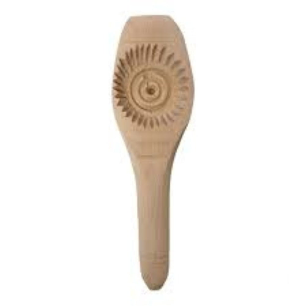 Carved Wooden Round Maamoul Middle Eastern Cookie Mold 2.5 Diameter & 0.5 Depth