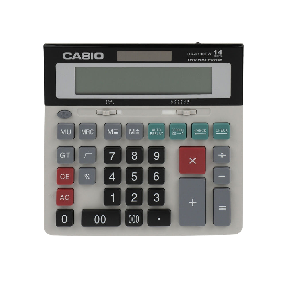 Casio DR-2130TW Electronic Calculator
