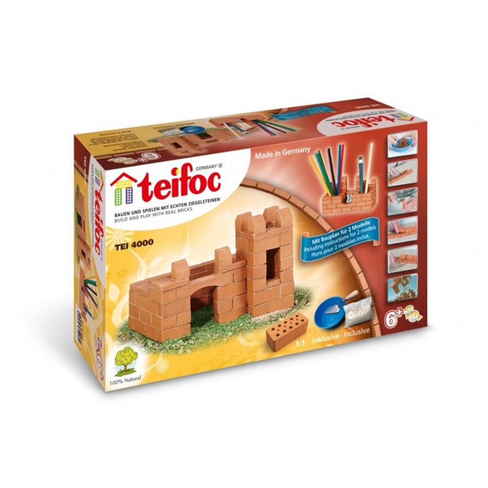 Castle / Pen holder Teifoc Brick & Mortar Construction Building Toy