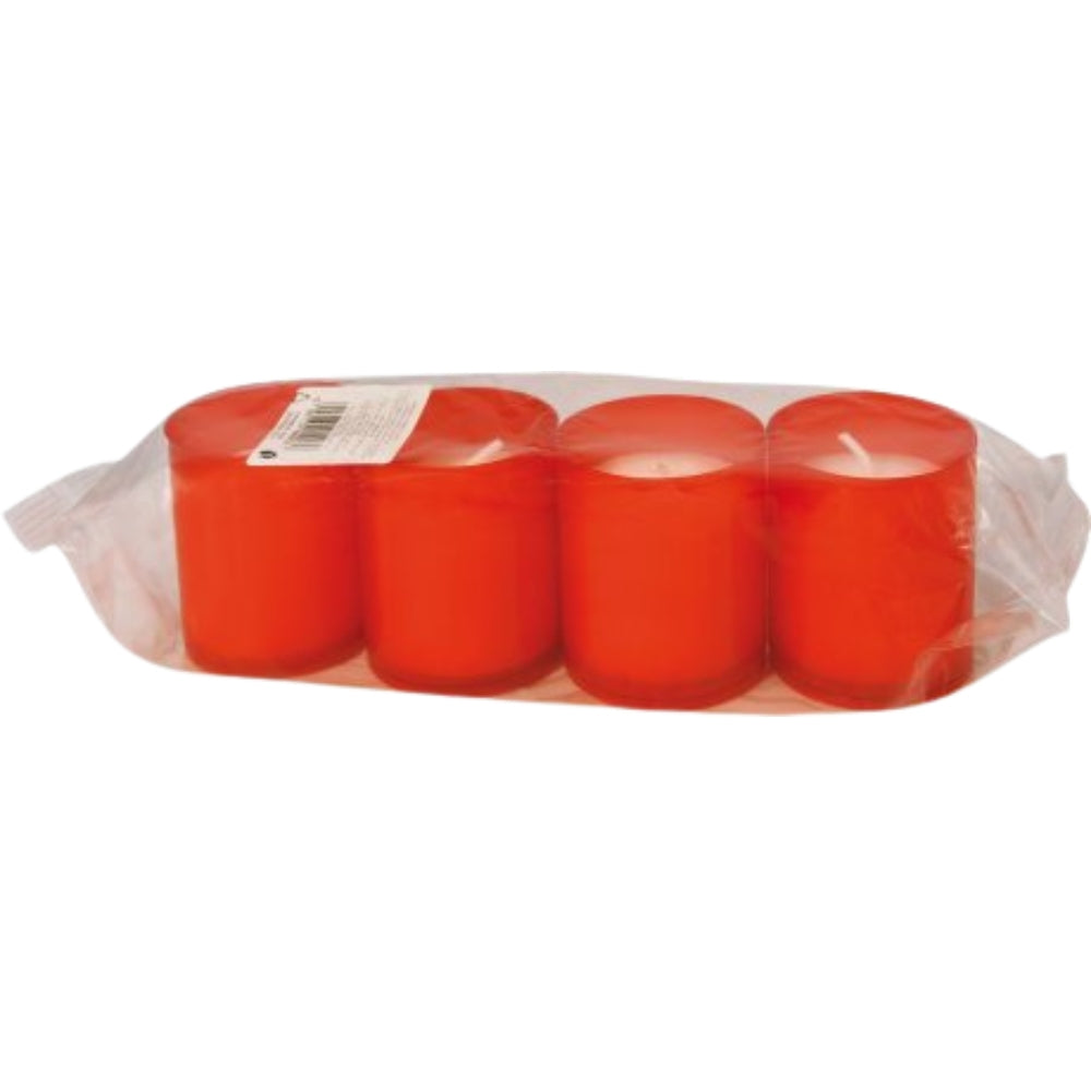 Cemetery candles - in foil without cover, 4 pcs