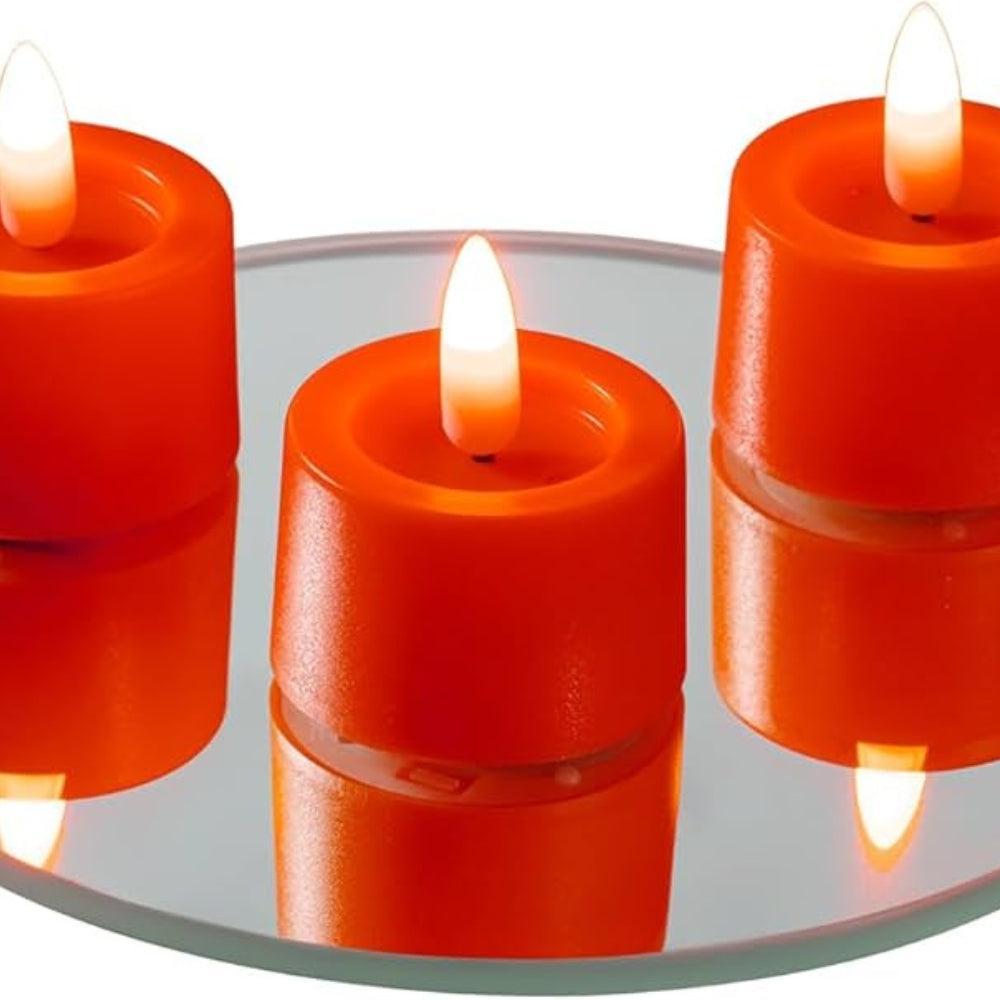 Cemetery candles - in foil without cover, 4 pcs