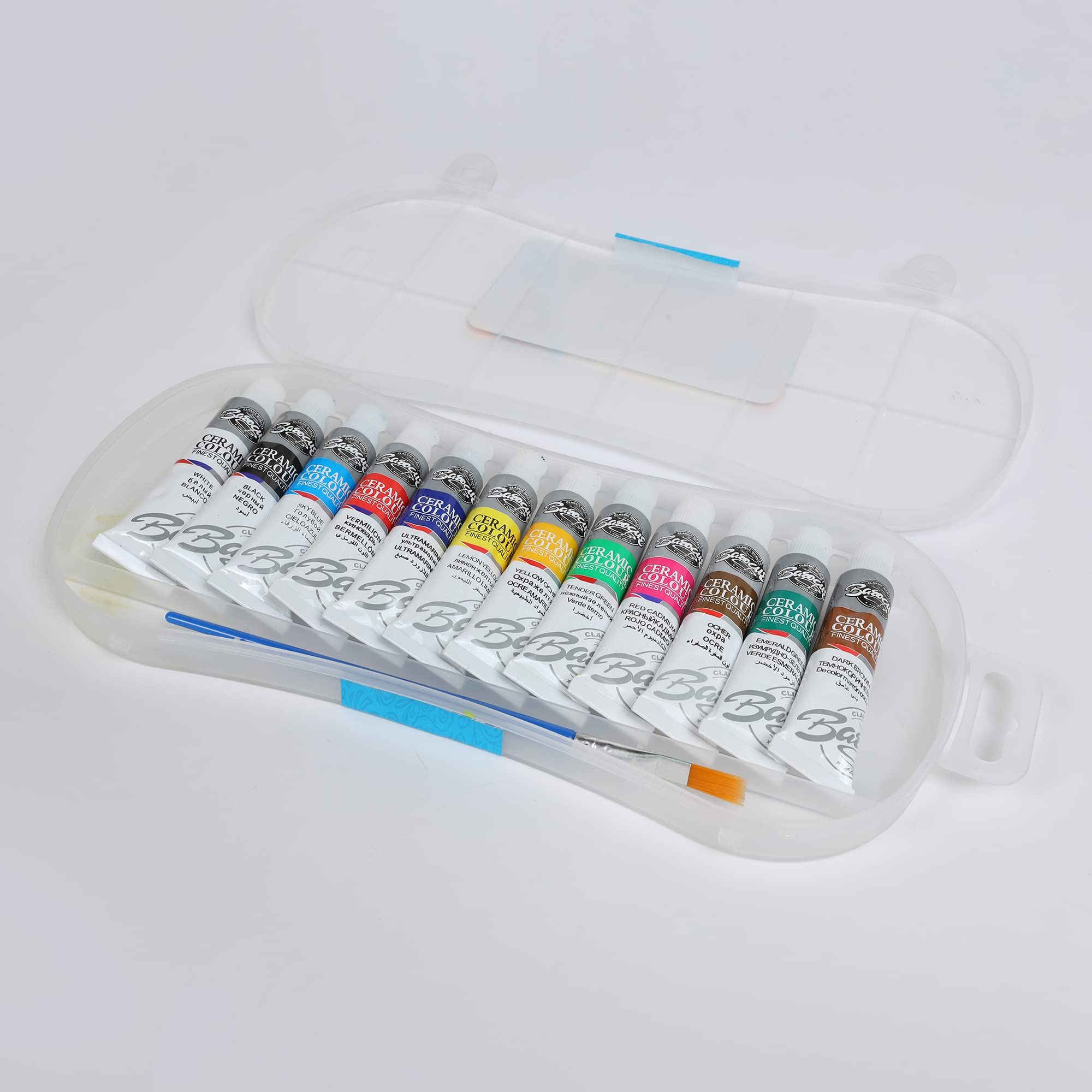 Ceramic Paint Set With Free Paint Brush - Acid-Free