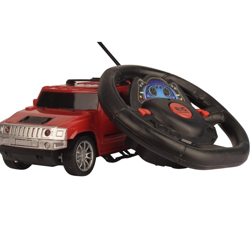 Children Cool Racing Game Radio Control 4 Channel 118 Car for Simulation hummer H2 red Model