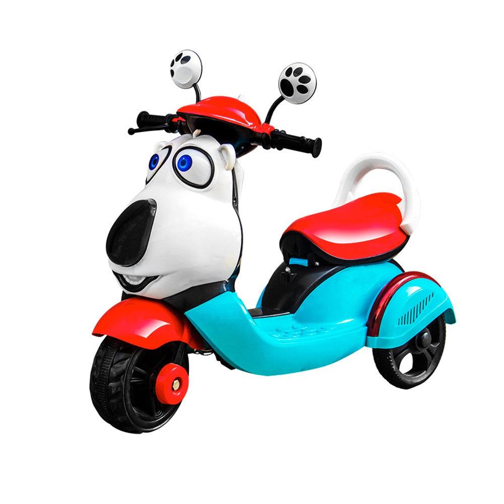 Children Electric Ride On Toys Kids Carton Design Rechargeable Motorcycle With Light