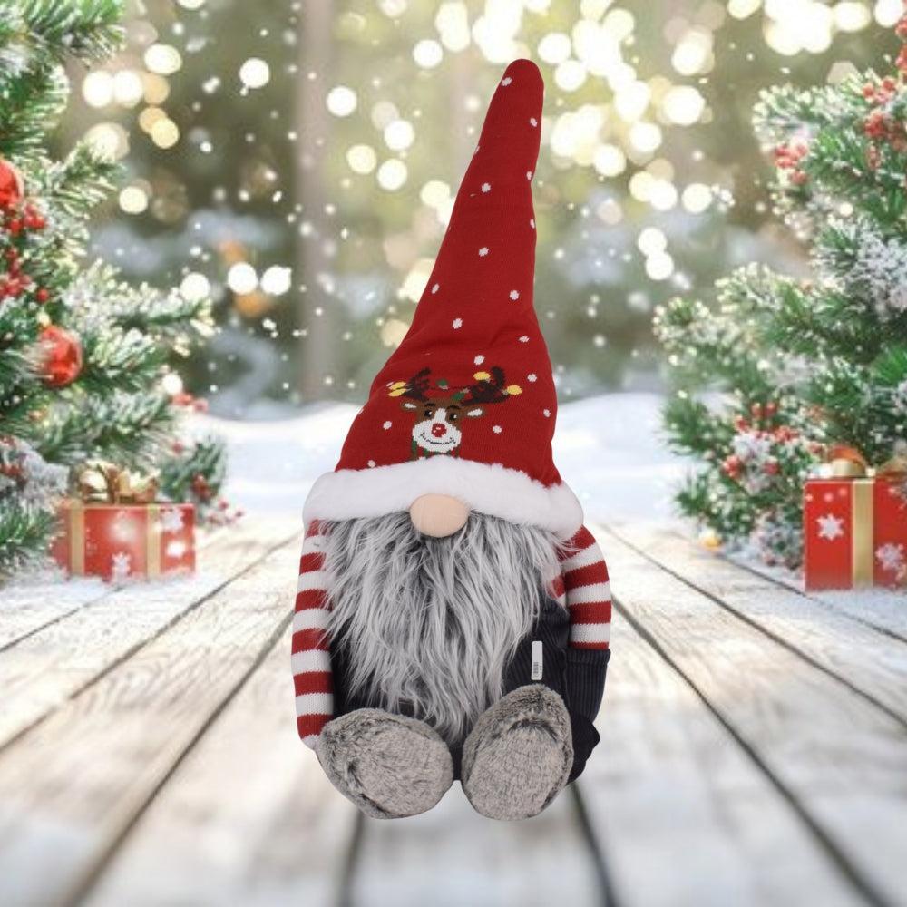 Christmas Gnomes Plush Singing Tomte Swedish Santa Decor Scandinavian Gnome Faceless Elf Holiday Decoration for Home