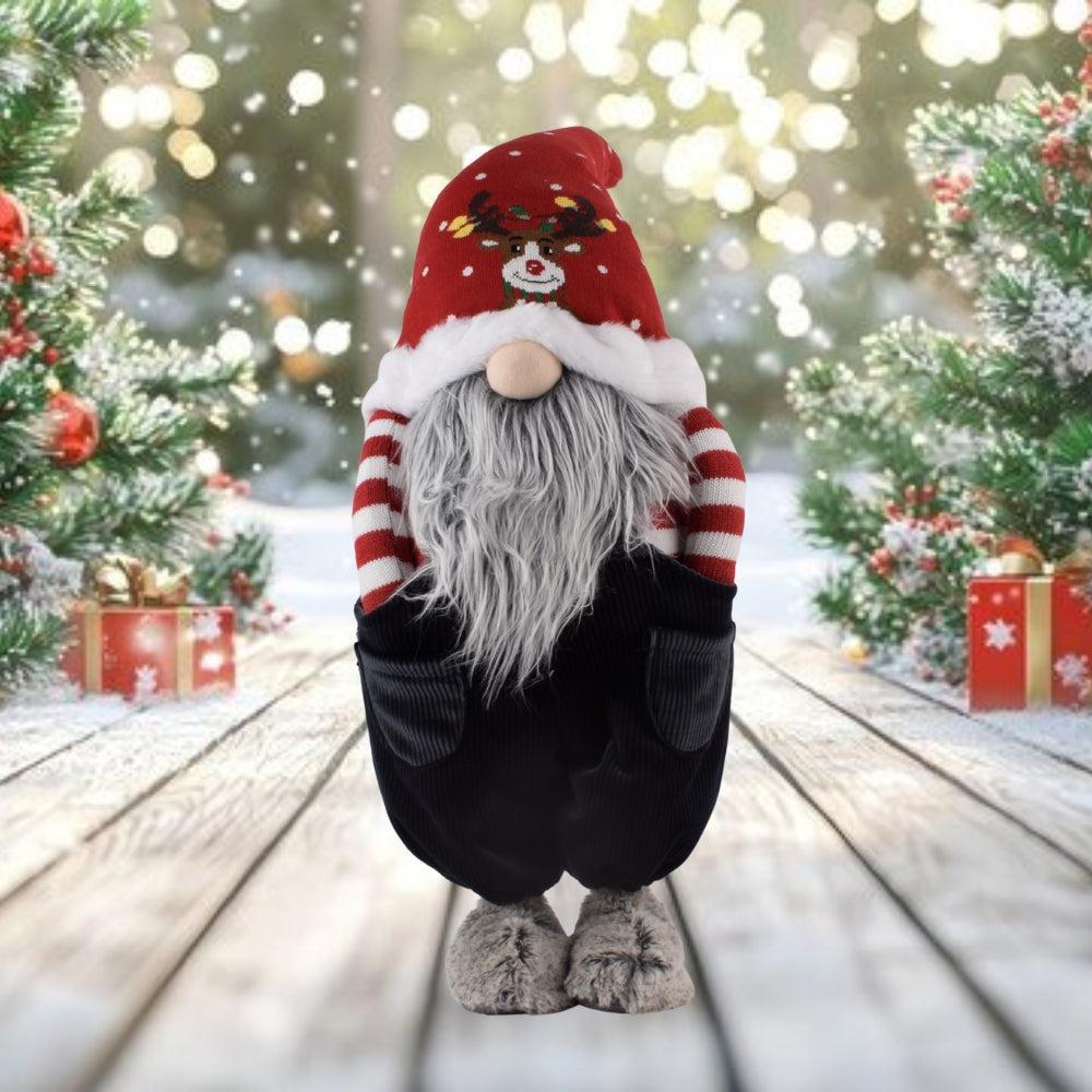 Christmas Gnomes Plush Singing Tomte Swedish Santa Decor Scandinavian Gnome Faceless Elf Holiday Decoration for Home