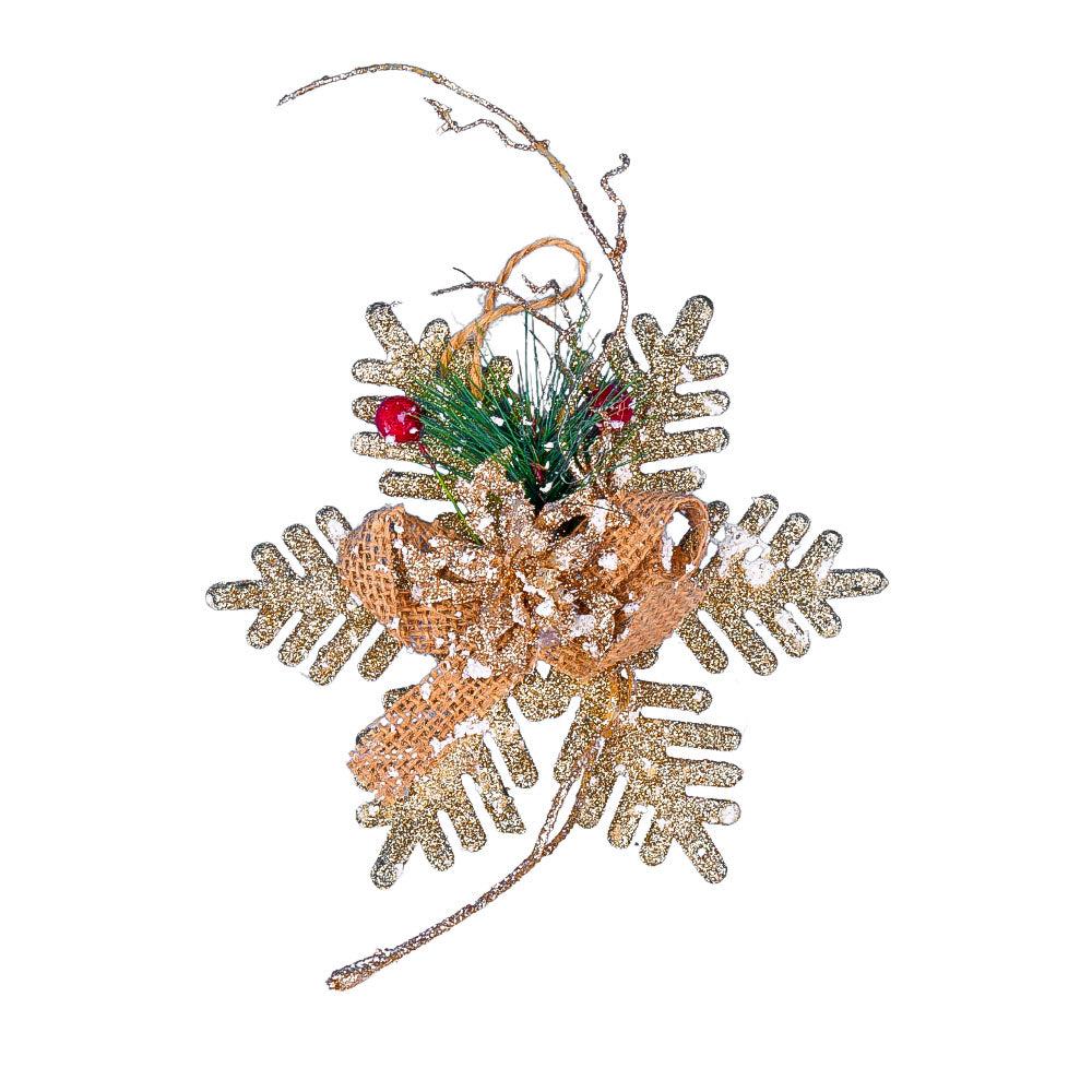 Christmas Golden Snowflake Decoration