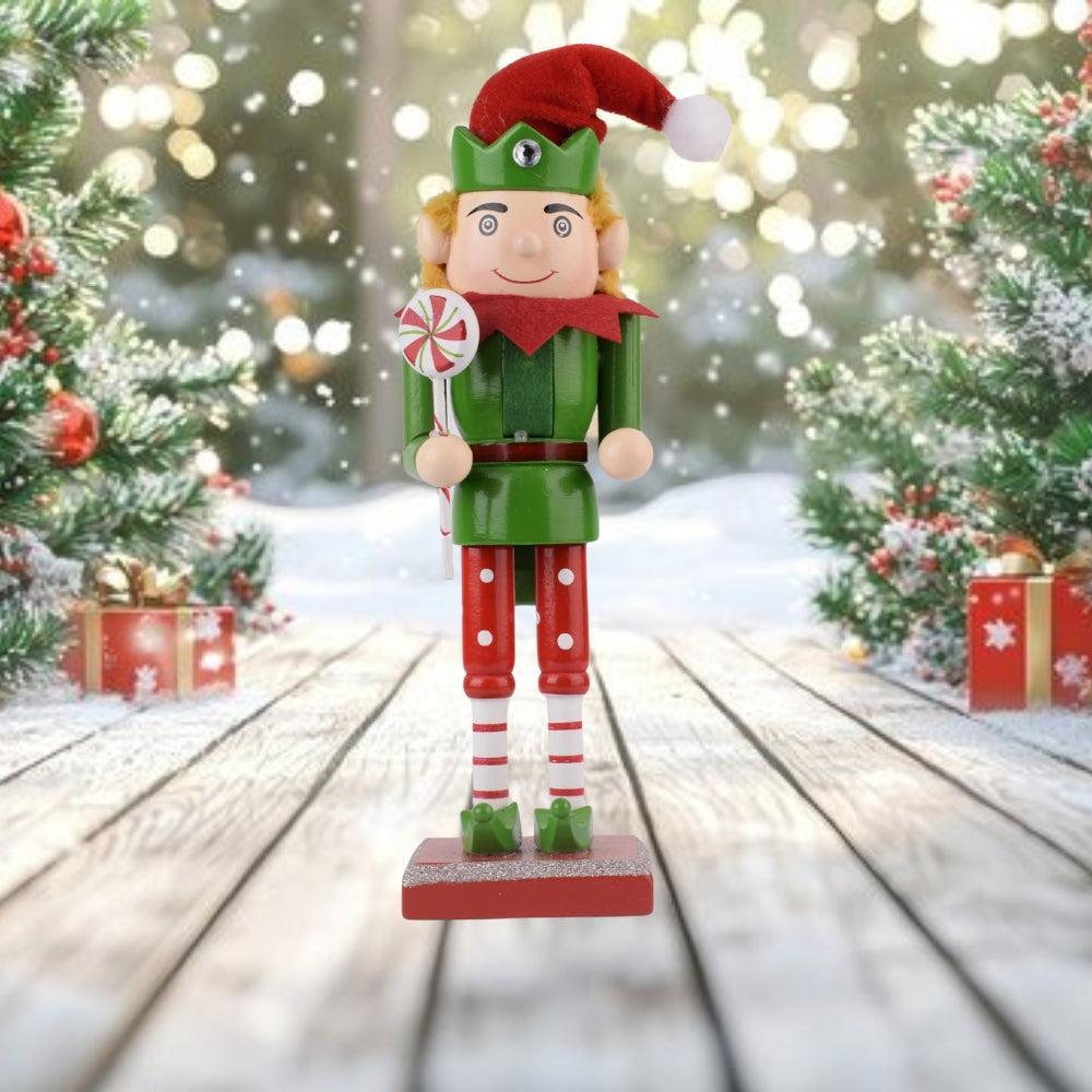 Christmas Nutcracker Pink Nutcracker Christmas Decor Wooden Nutcracker Figures Christmas Nutcracker