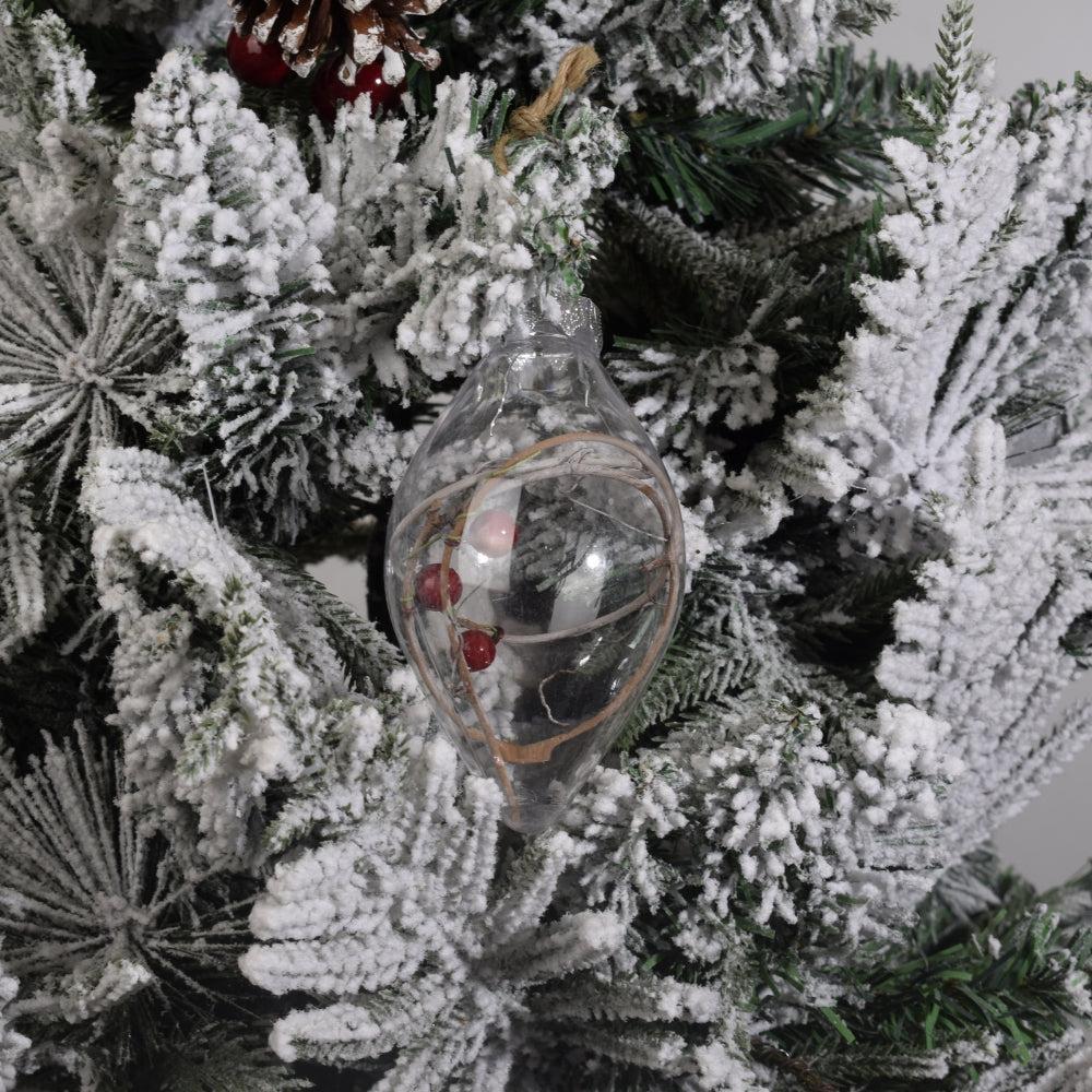 Christmas Ornaments Plastic Transparent Christmas Balls Balls Xmas Tree Wedding Decoration 3PCS
