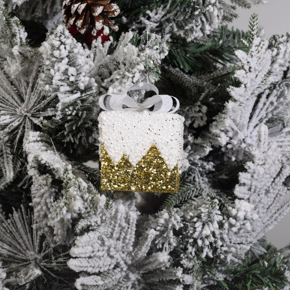 Christmas Tree Ornaments, Creative Home Pendants, StmaChris Ball Suit, 6CM 3PCS