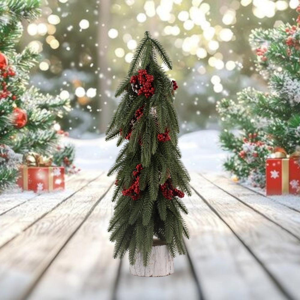 Christmas Tree for Holiday Use in Various PE Material, Style C, as described 50Cm