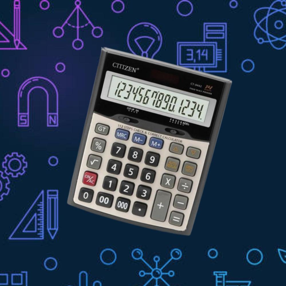 Citizen CT-9300 14 Digits Dual Power Drive Solar Power Calculater