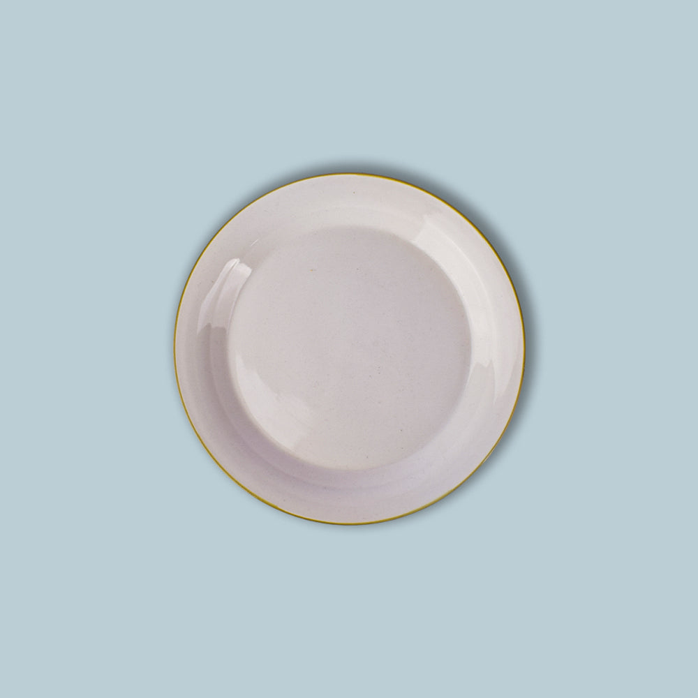 Classic White Porcelain Deep Dish 19CM