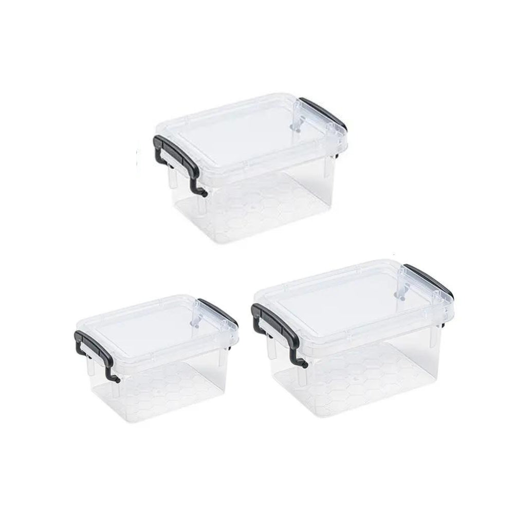 Clear Plastic Storage Container Bin With Latching Lid Stackable Nestable Shoe Box Tote Shoebox Closet Organization
