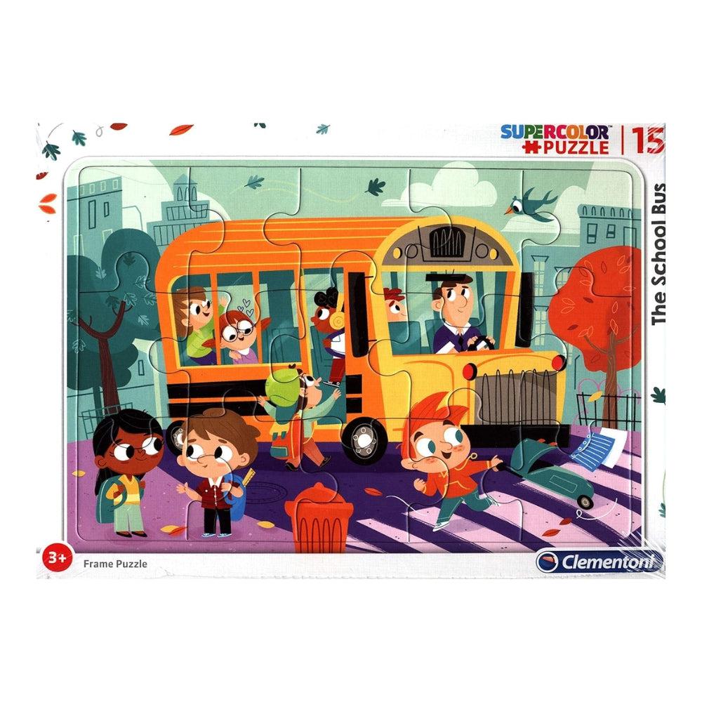 Clementoni 22234 Puzzle Frame, Transport Meat, 15 Pcs