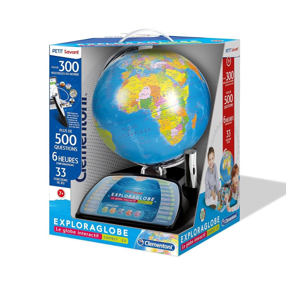 Clementoni 52267-Exploraglobe Premium – The Interactive Globe Evolutif-Jeu Educational