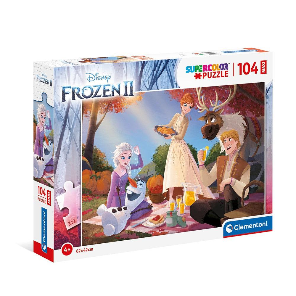 Clementoni Disney Frozen 2 ,SuperColor 104 Puzzle