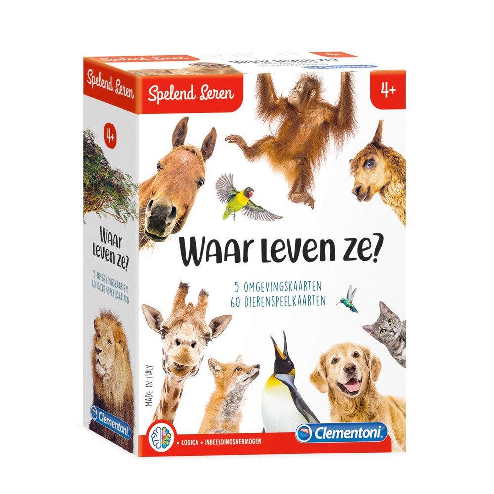 Clementoni Little Scientist-Where Do They Live, Multicolored