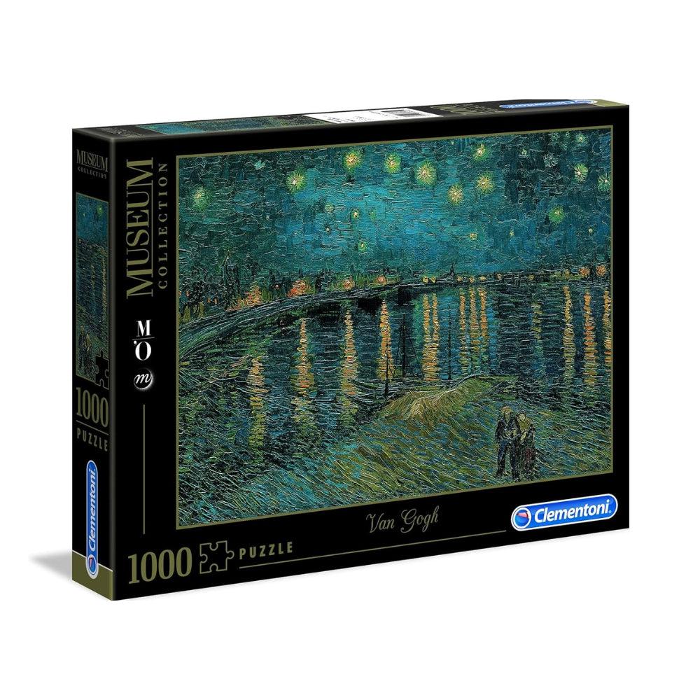 Clementoni "Van Gogh - Starry Night Over The Rhone" Puzzle (1000 Pcs) Multi, 8