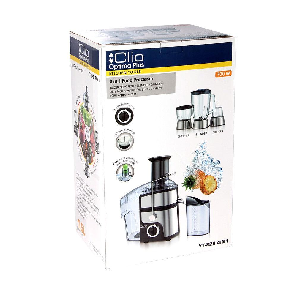 Clio Optima Plus 4 In 1 Food Processor 700W