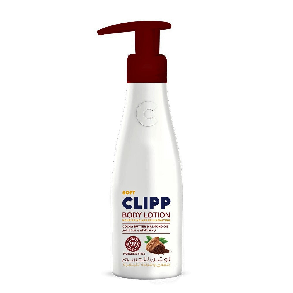 Clipp Cocoa Butter And Almond Oil Body Lotion 400ml