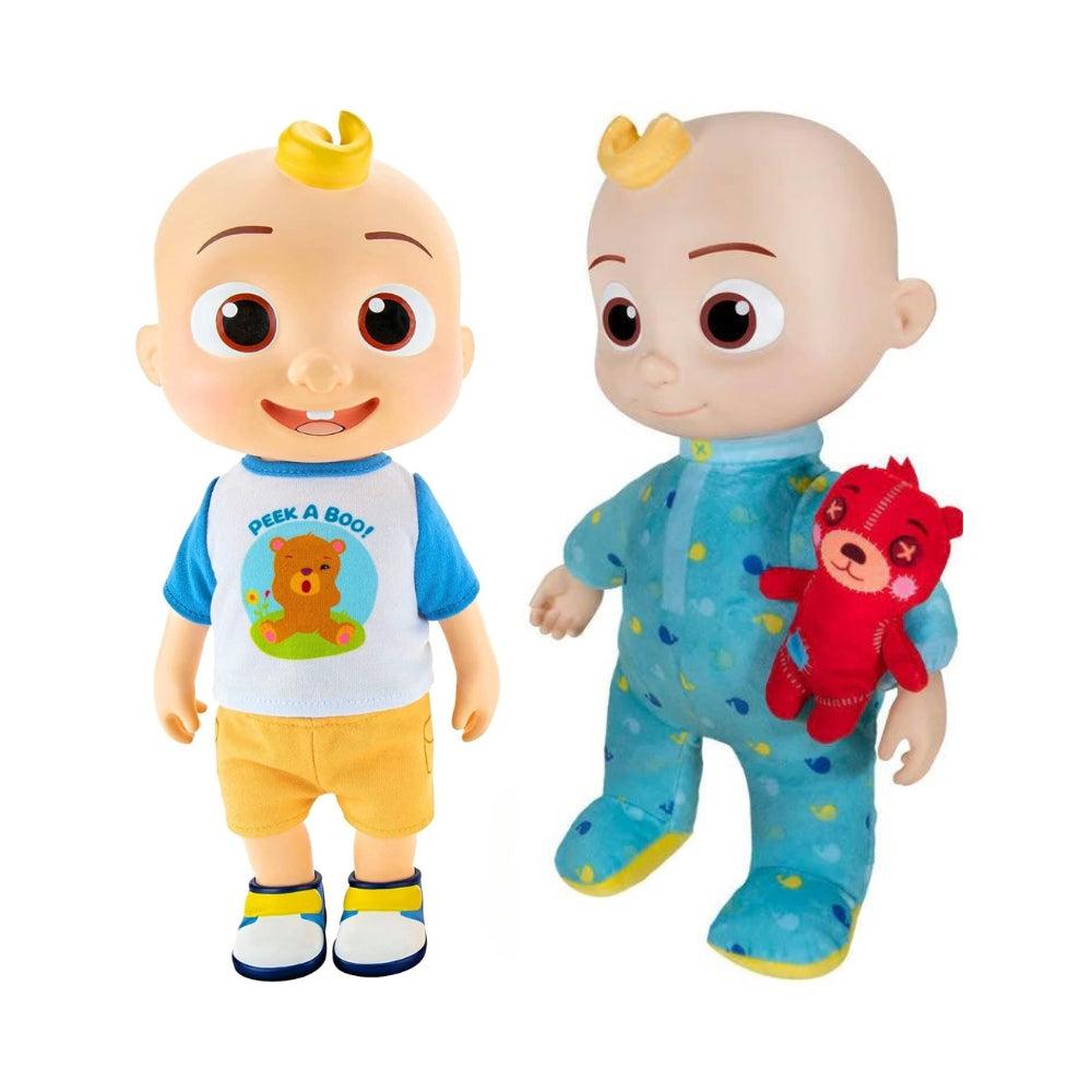 Cocomelon Official Deluxe Interactive JJ 2 Dolls With Sounds