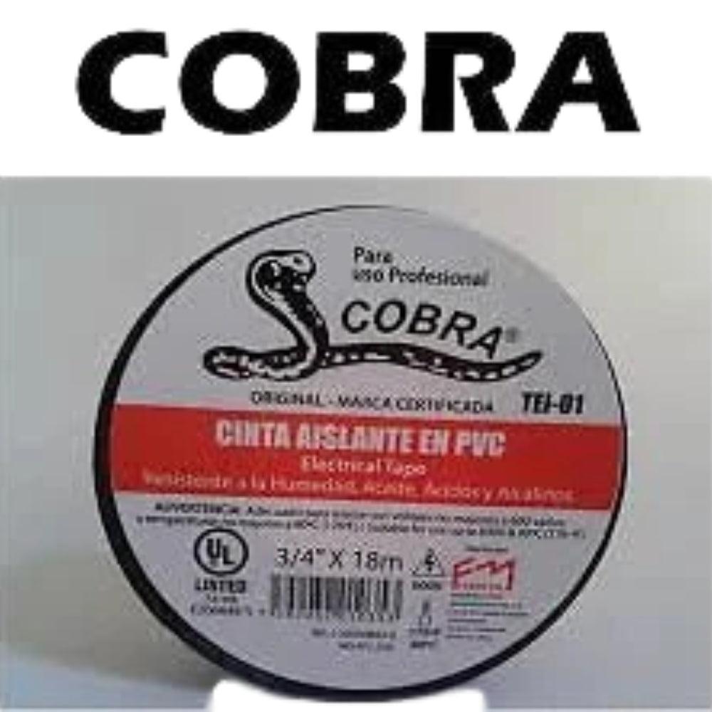 Cobra Electrical Tape Black 34 X 60 FT Insulated Electric