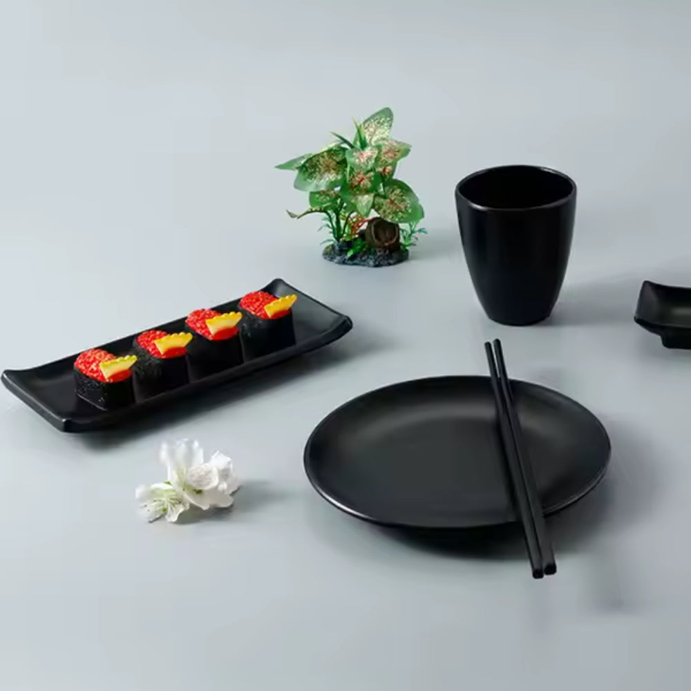 Coffee Set Of 4 Cups Black