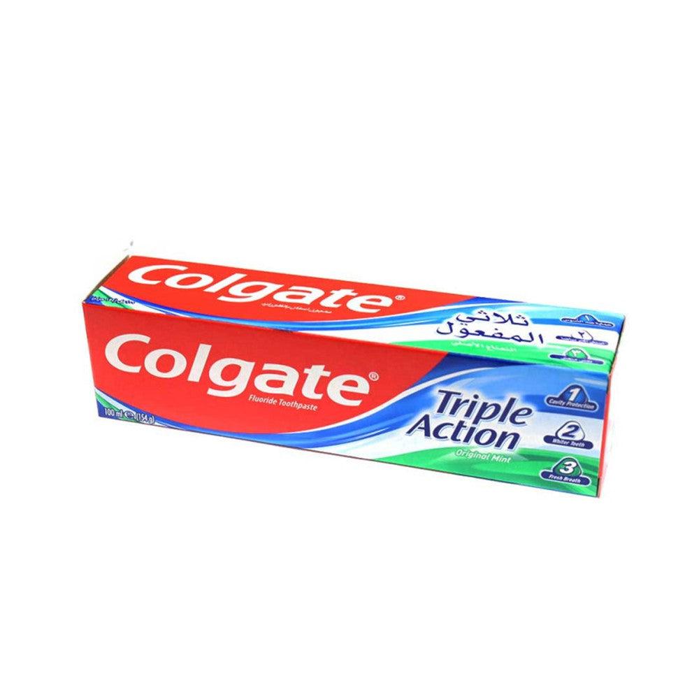 Colgate Triple Action Menthe Dentifrice Fluoride Toothpaste 125ml