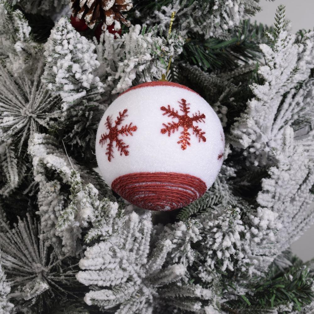 Comefolife Christmas Ball Ornaments Christmas Ornaments Set Christmas Ornaments for Home Party 2PCS