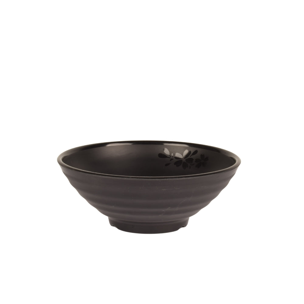 Cone Bowl Black Melamine