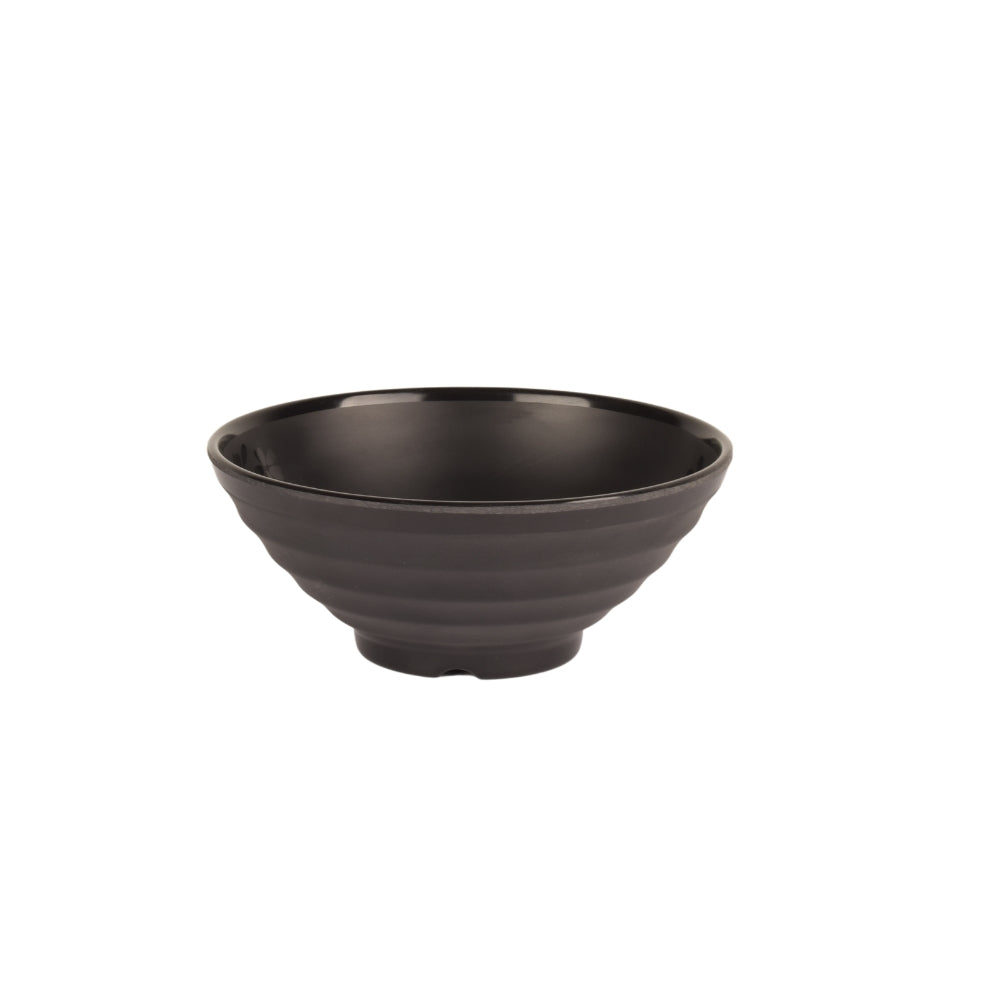 Cone Bowl Black Melamine