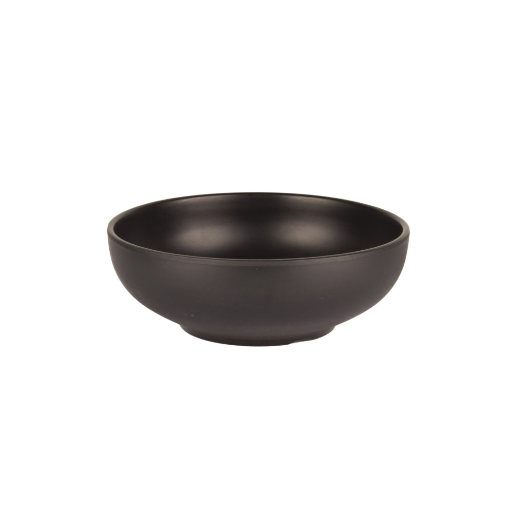 Cone Bowl Black Melamine