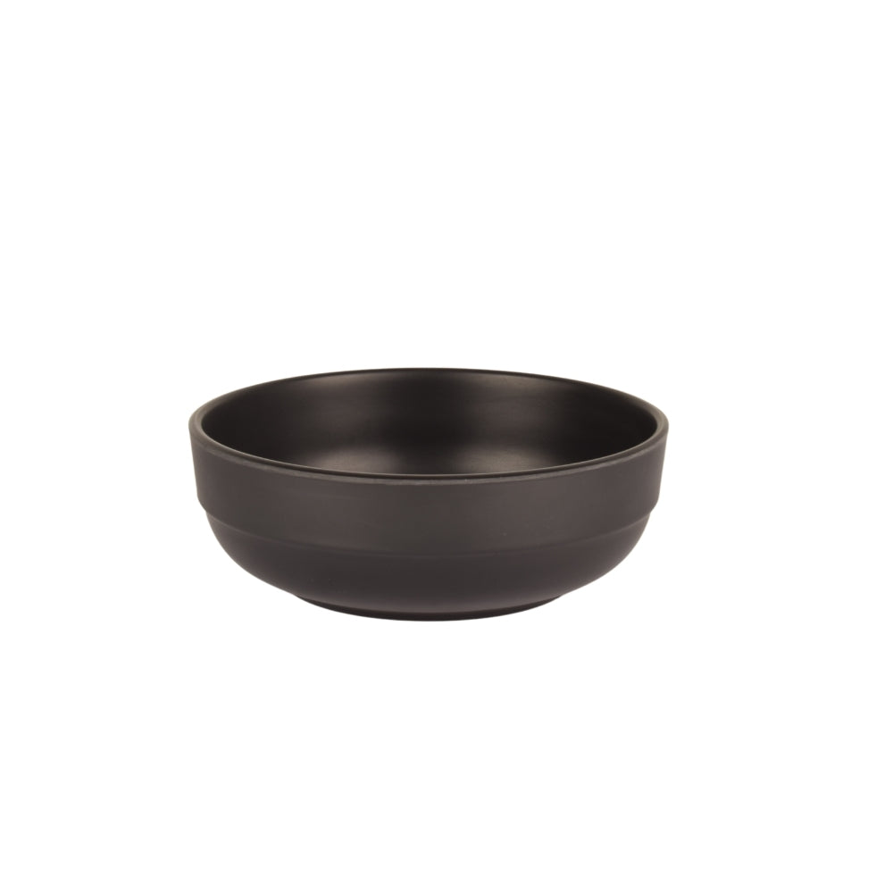 Cone Bowl Black Melamine
