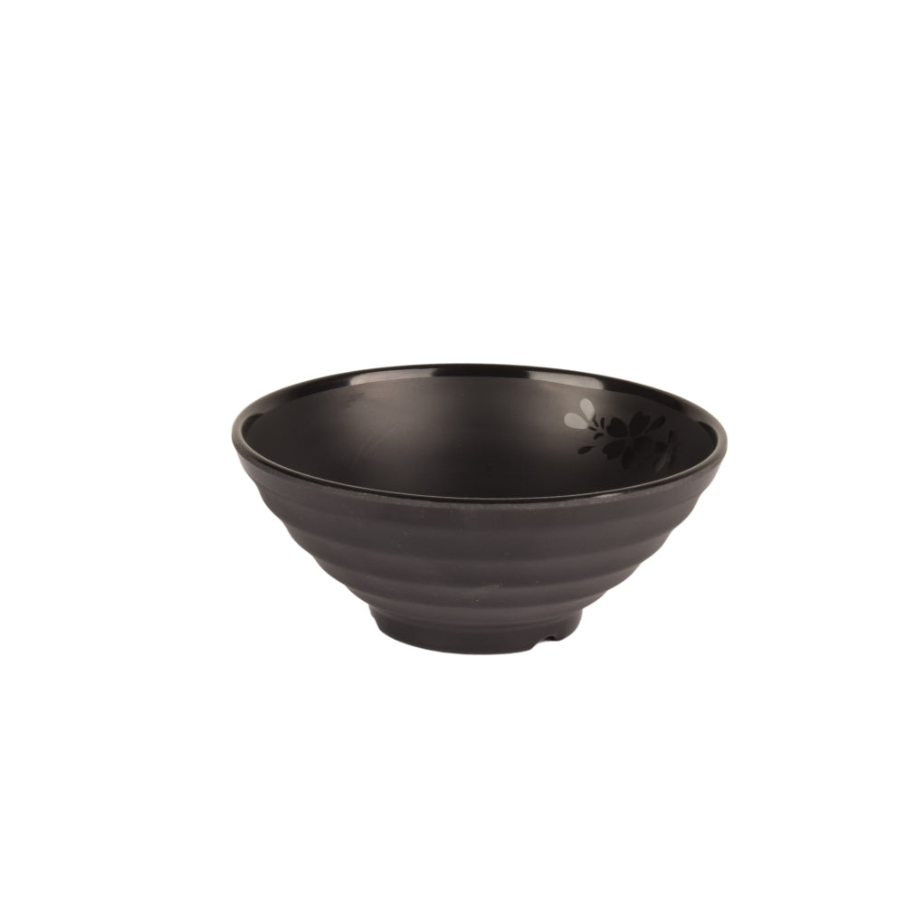 Cone Bowl Black Melamine