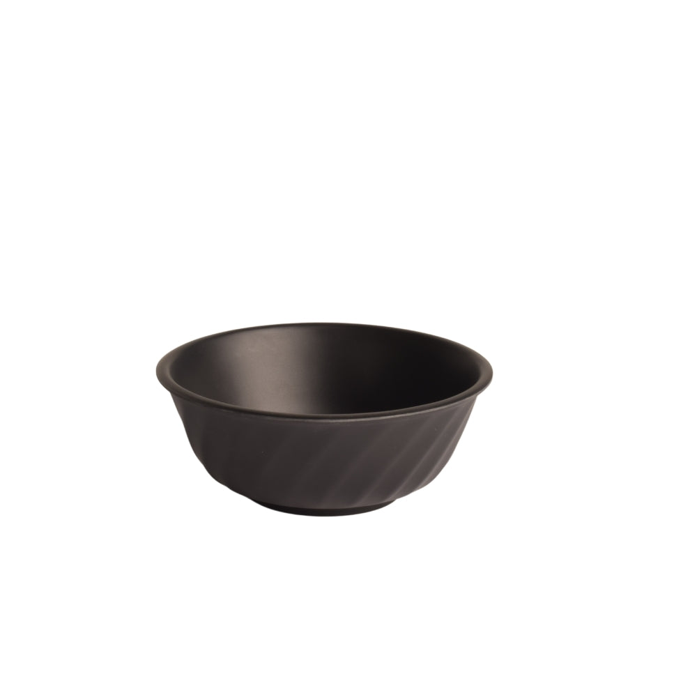 Cone Bowl Black Melamine