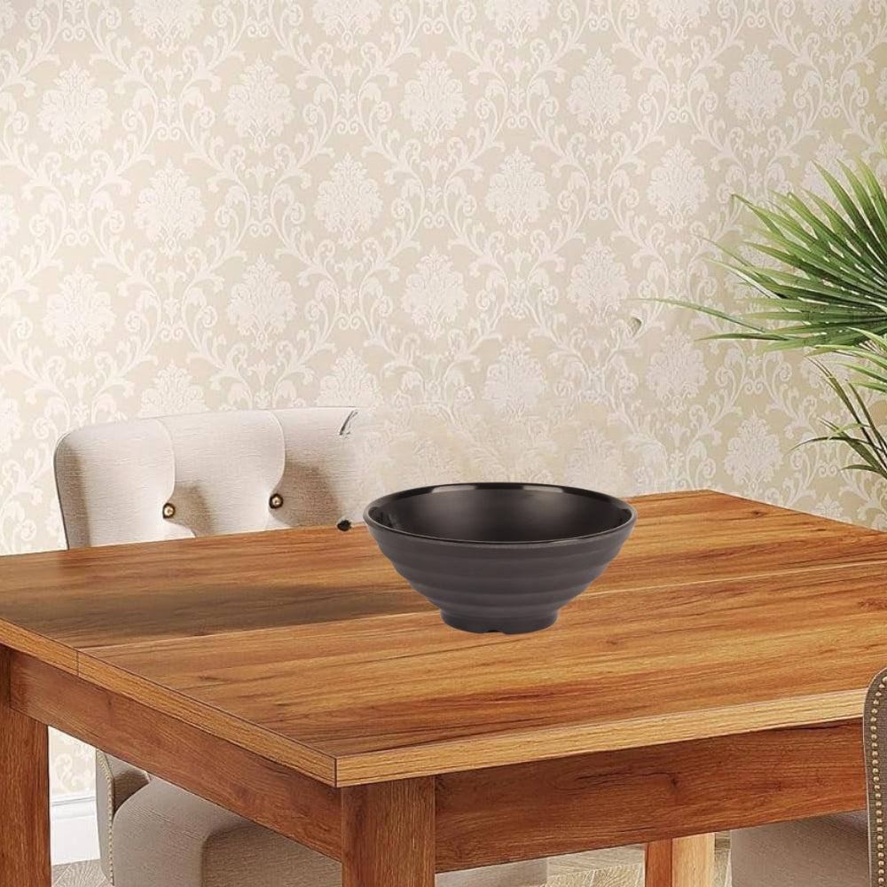 Cone Bowl Black Melamine
