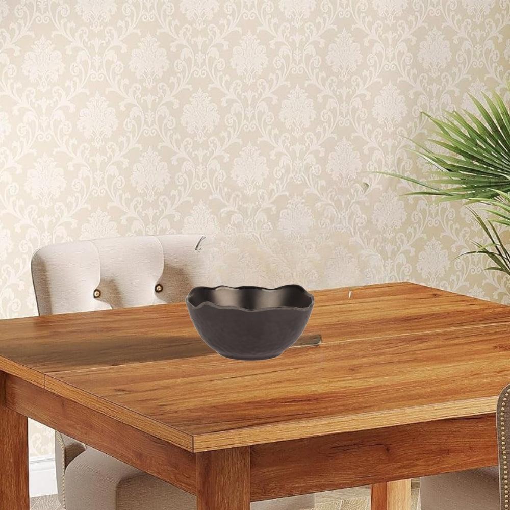 Cone Bowl Black Melamine