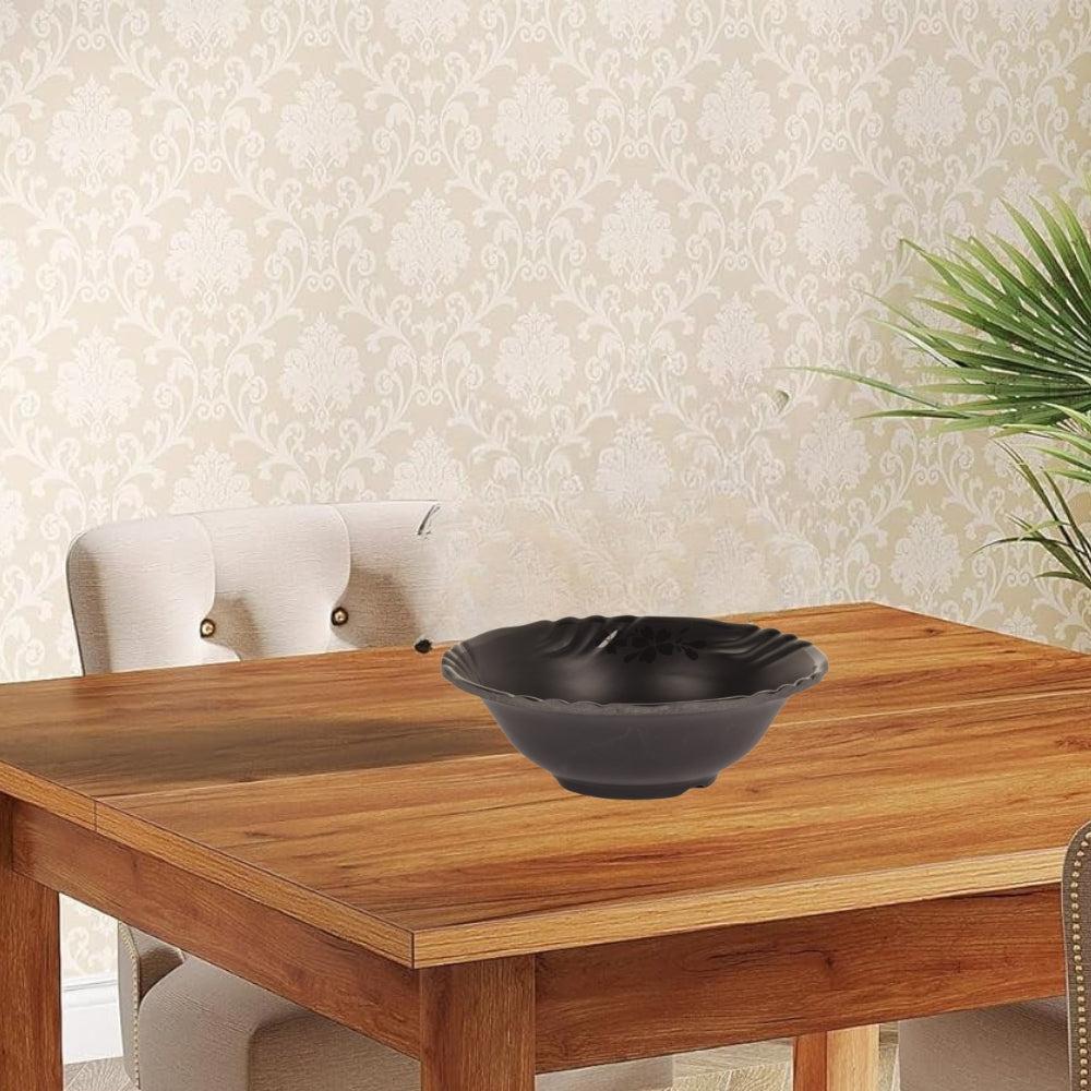 Cone Bowl Black Melamine