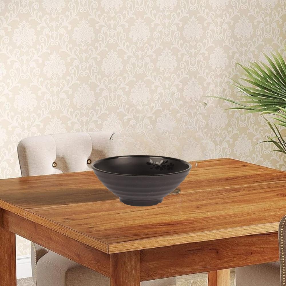 Cone Bowl Black Melamine