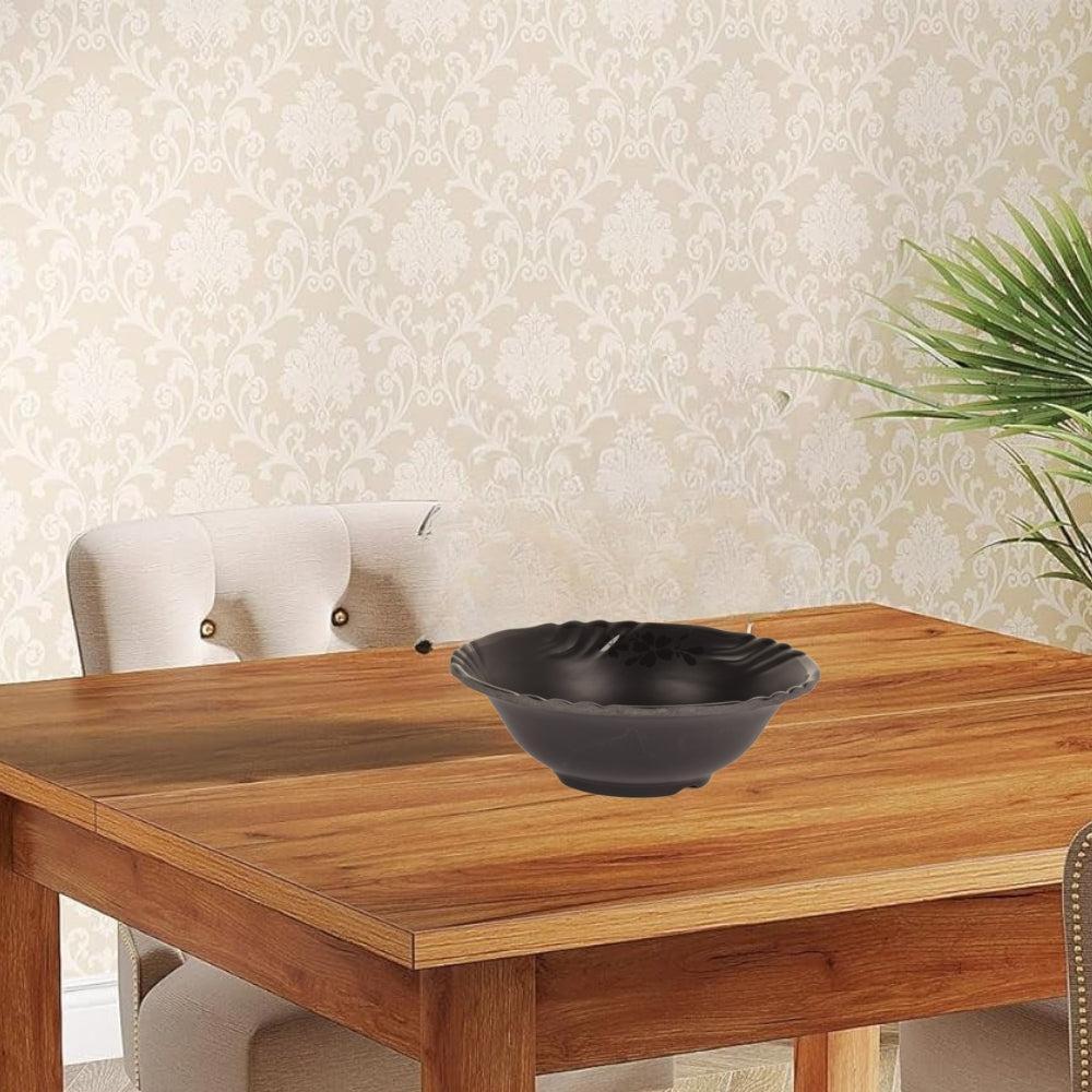 Cone Bowl Black Melamine