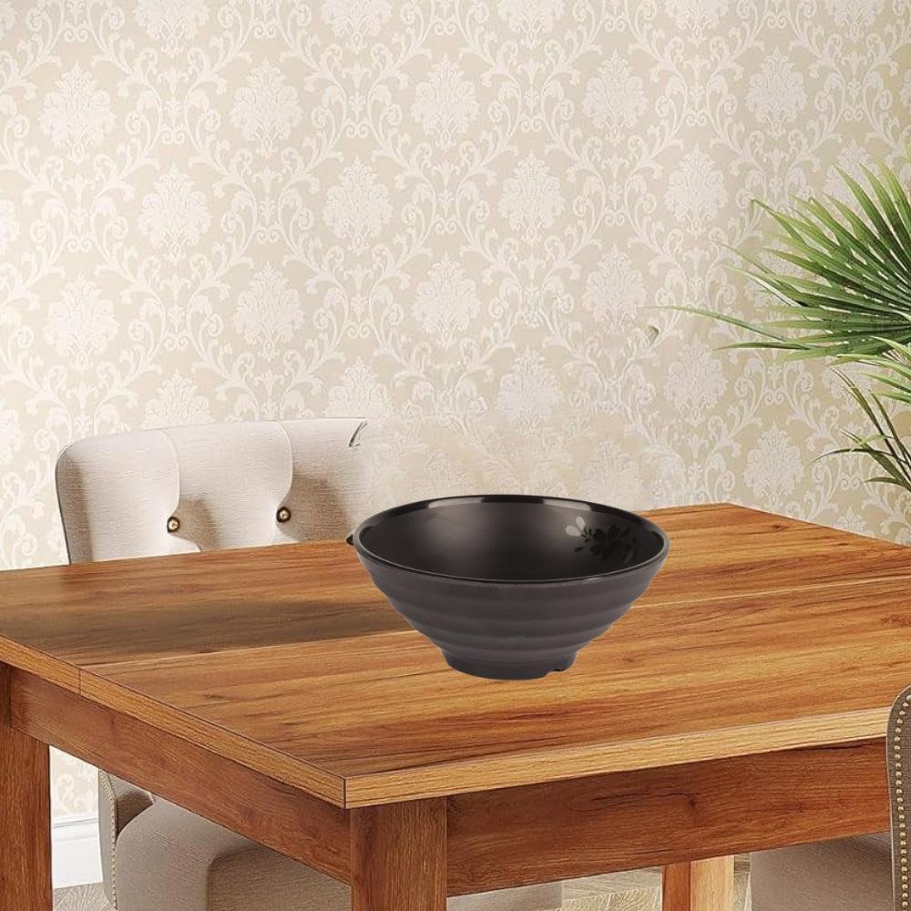 Cone Bowl Black Melamine