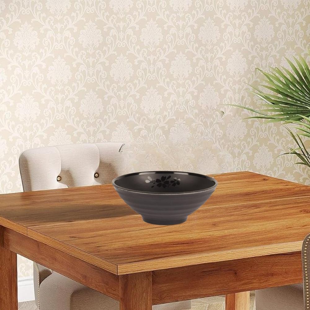Cone Bowl Black Melamine