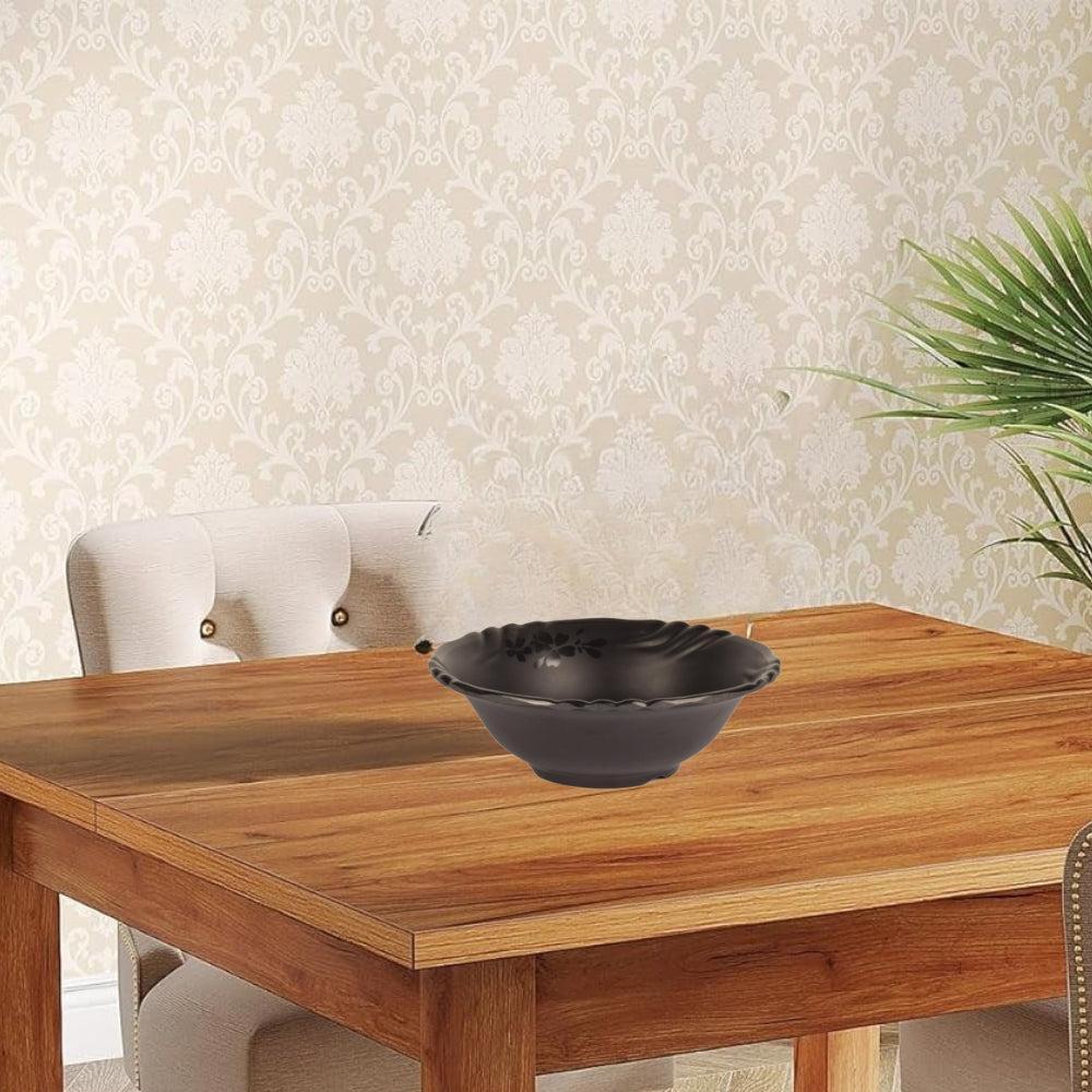 Cone Bowl Black Melamine