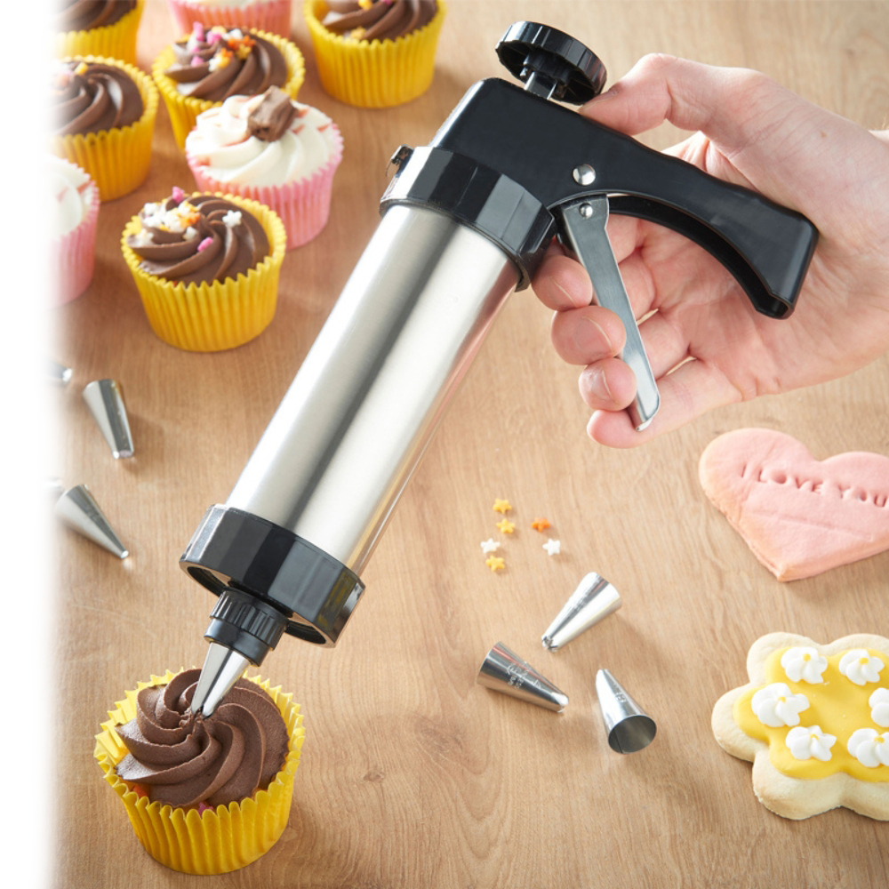 Cookie Press & Icing Set