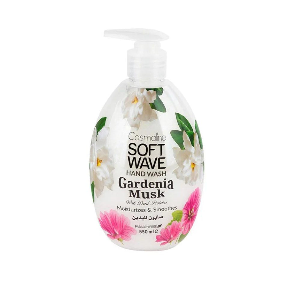 Cosmaline Soft Wave Hand Wash Gardenia Musk 550ml