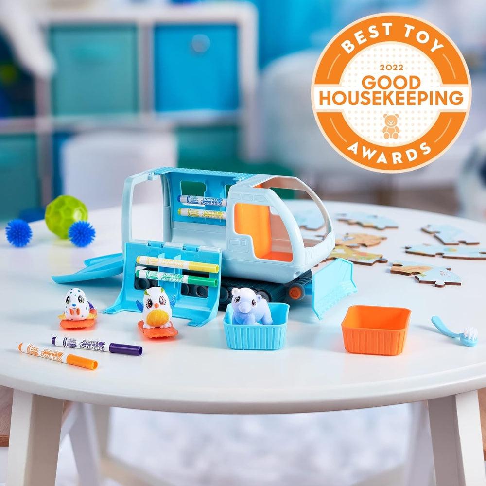 Crayola Scribble Scrubbie Pets Arctic Snow Explorer, Color & Wash Creative Toy, Gift For Kids, Age 3, 4, 5, 6