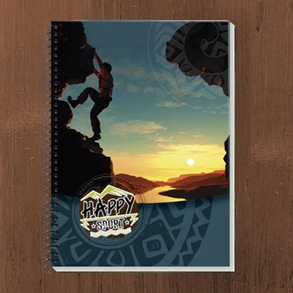 Credeal Hardcover Notebook, 6 Subjects, 144 Happy Sheets